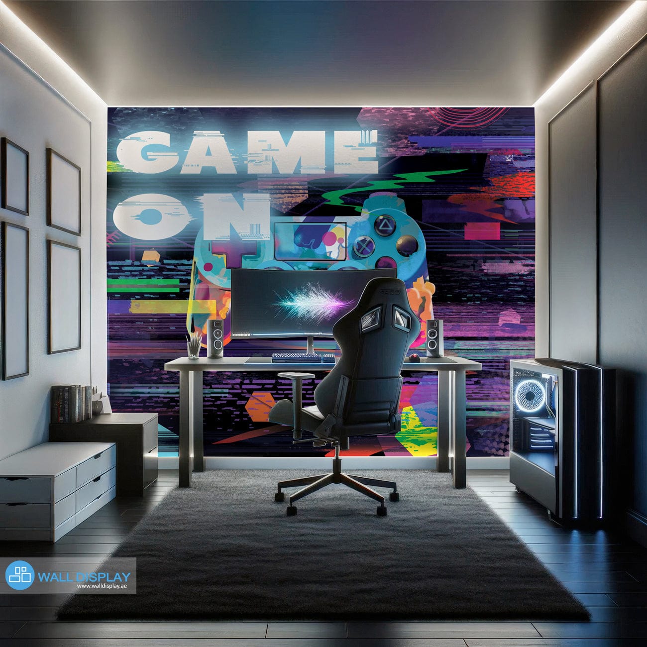 Gamer Wall - Mural walldisplay wallpaper-dubai