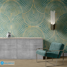 Load image into Gallery viewer, Geometric Harmony II - Pattern Wallpaper walldisplay wallpaper-dubai
