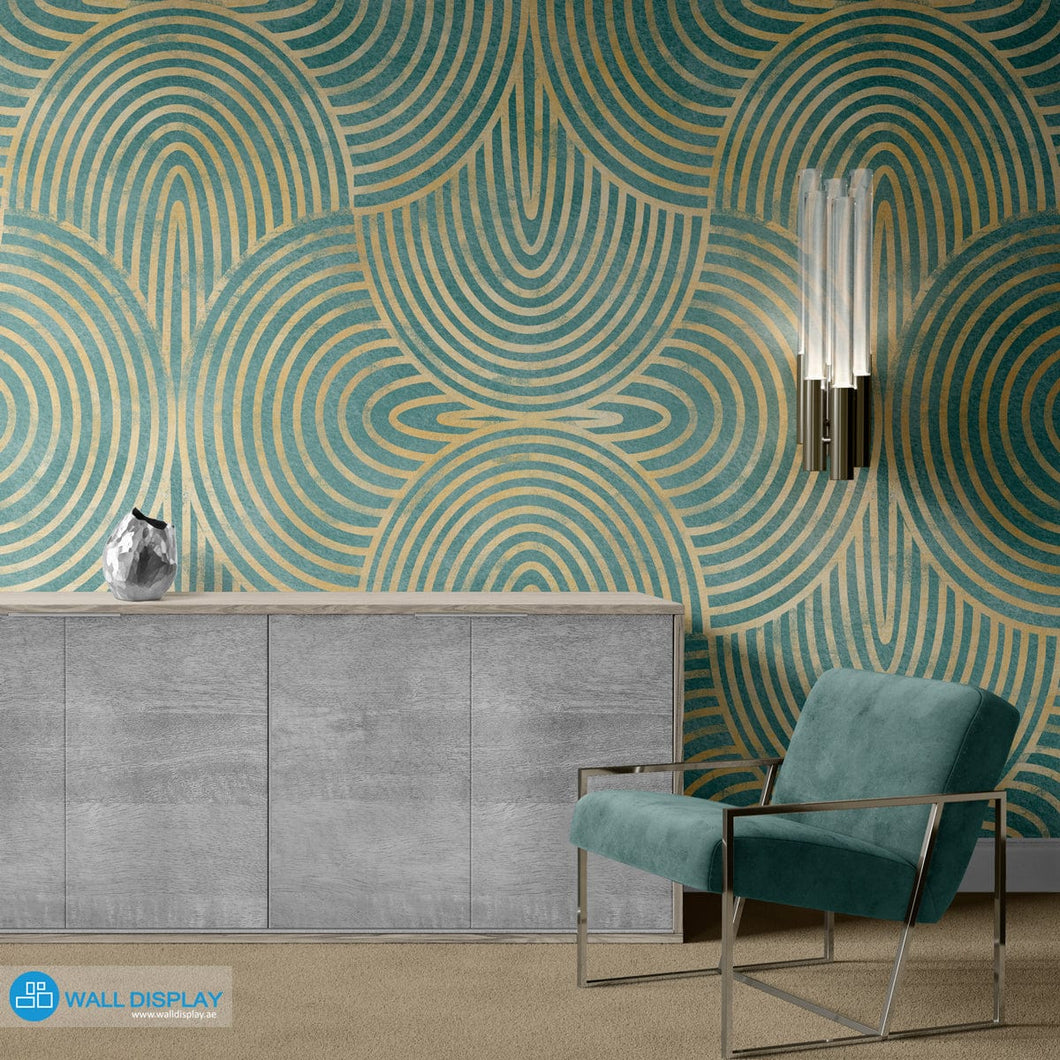 Geometric Harmony II - Pattern Wallpaper walldisplay wallpaper-dubai