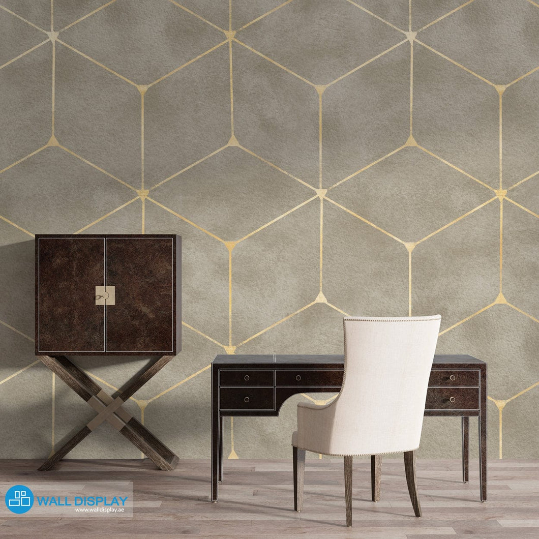 Geometric Harmony III - Pattern Wallpaper walldisplay wallpaper-dubai