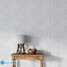 Load image into Gallery viewer, Hand Drawn Leaves - Pattern Wallpaper walldisplay wallpaper-dubai
