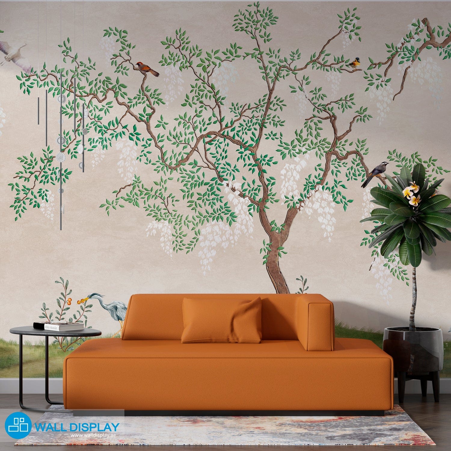 Vintage Garden Wall Mural in Dubai, Abu dhabi and All UAE