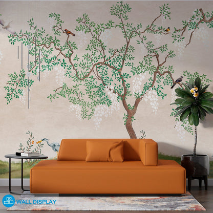 Vintage Garden Wall Mural in Dubai, Abu dhabi and All UAE