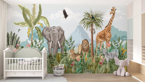 Jungle I - Kids Wallpaper  in dubai, Abu Dhabi and all UAE