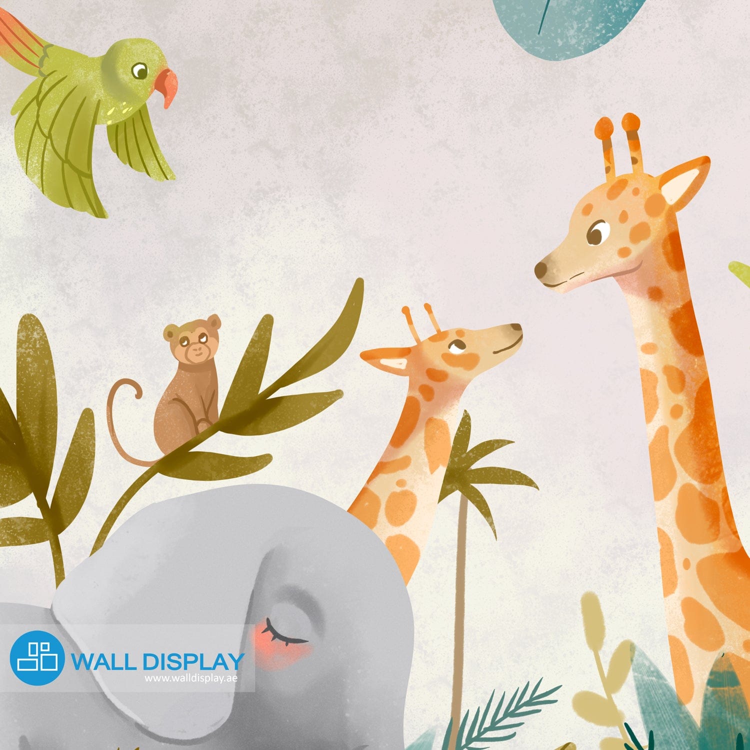 Jungle II - Kids Wallpaper walldisplay wallpaper-dubai