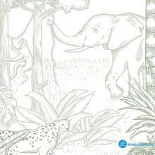 Load image into Gallery viewer, Jungle Safari - Kids Wallpaper walldisplay wallpaper-dubai
