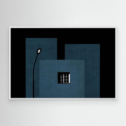 Composition with window and street lamp by Inge Schuster