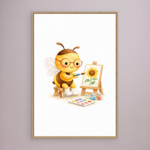 Load image into Gallery viewer, Cute Bee Artist by Anda Bieza