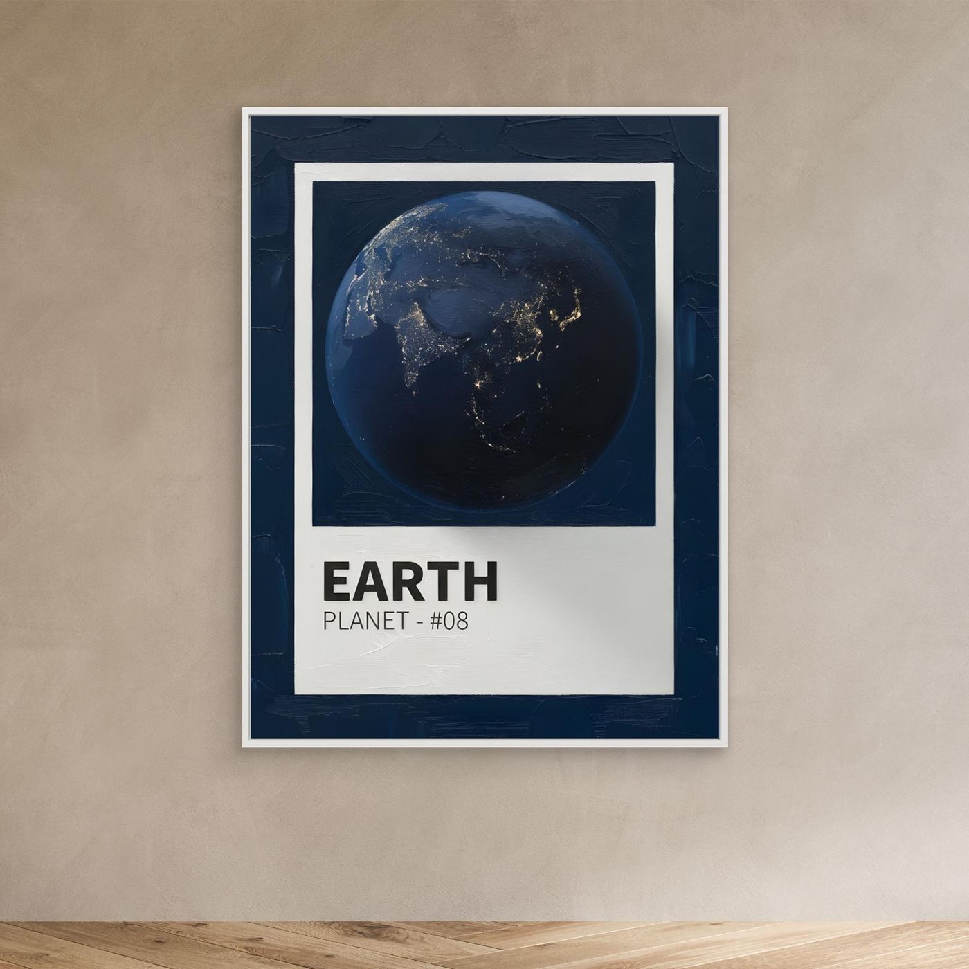 Planet Earth Night View by Hugo