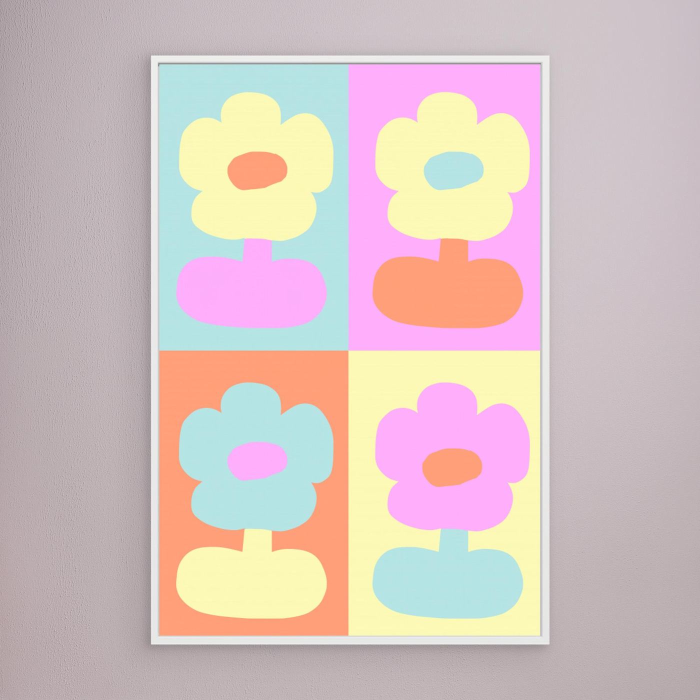 Colorful Potted Flowers by Treechild