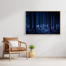 Load image into Gallery viewer, Dark Blue Forest Night by Benny Pettersson