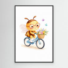 Load image into Gallery viewer, Cute Bee Bike Ride by Anda Bieza