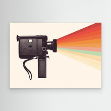 Load image into Gallery viewer, Movie Camera Rainbow by Florent Bodart