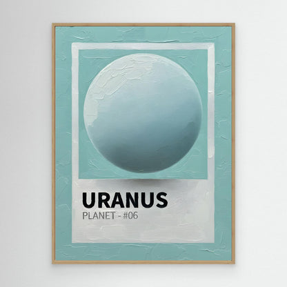 Uranus Minimalist Planet by Hugo