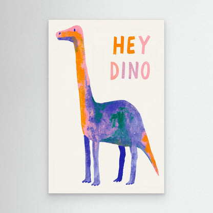 Friendly Colorful Dino by Treechild