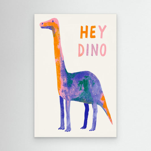 Friendly Colorful Dino by Treechild