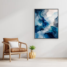 Load image into Gallery viewer, Deep Blue Flow Abstract