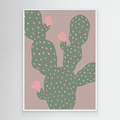 Pink Cactus Blooms by Pictufy Studio