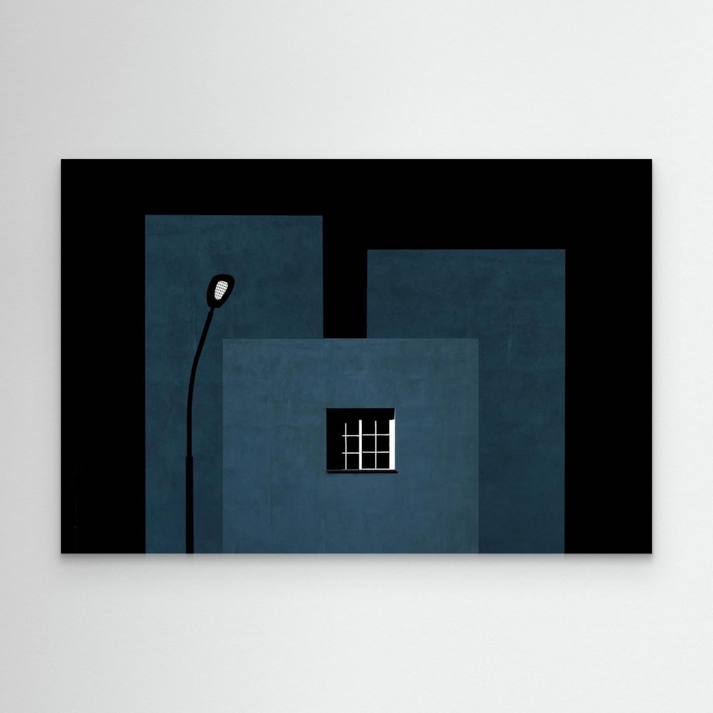 Composition with window and street lamp by Inge Schuster