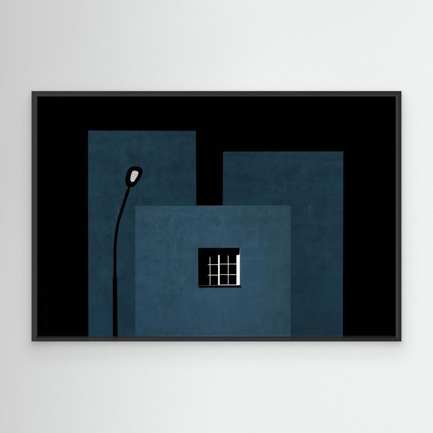 Composition with window and street lamp by Inge Schuster