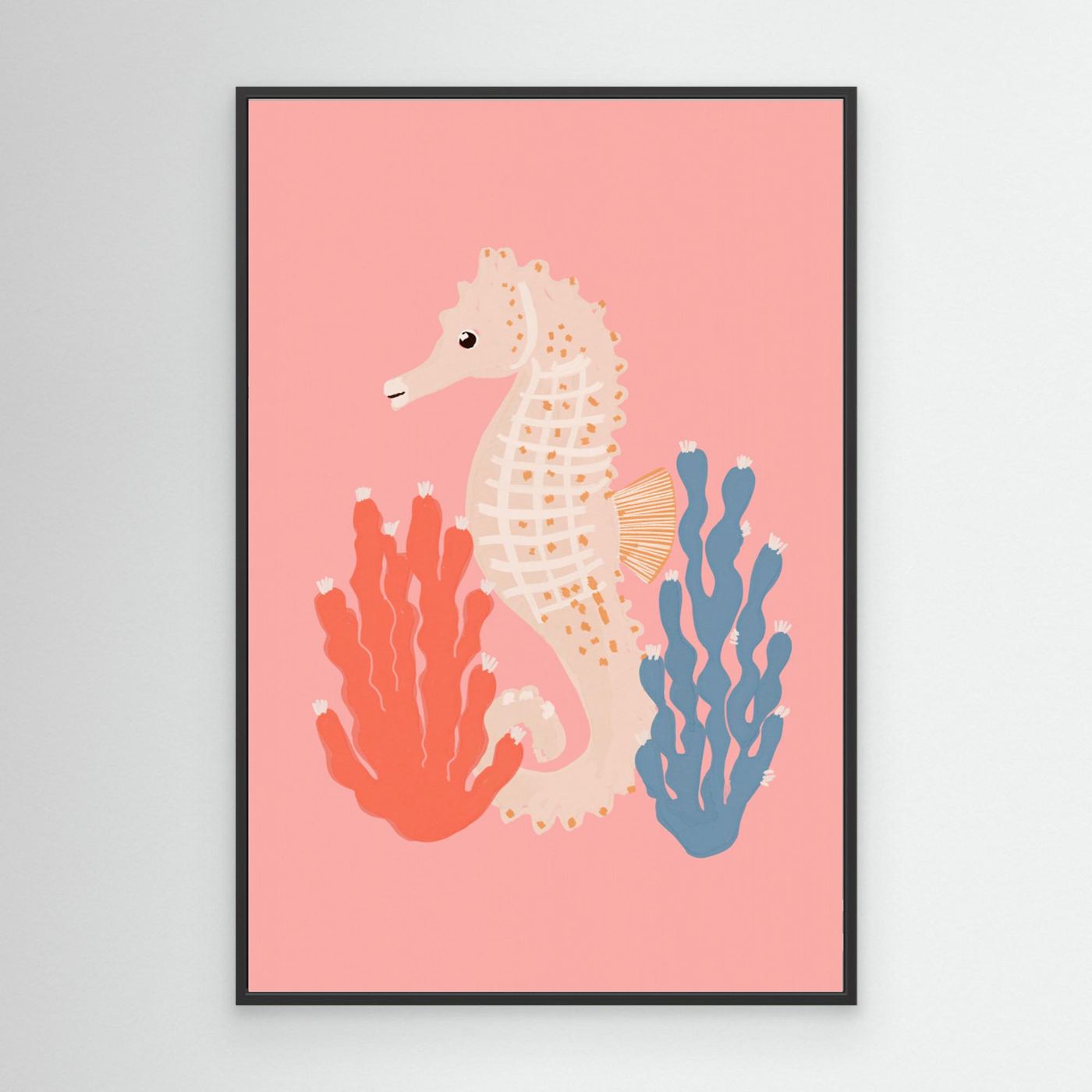 Cute Seahorse Coral by Treechild