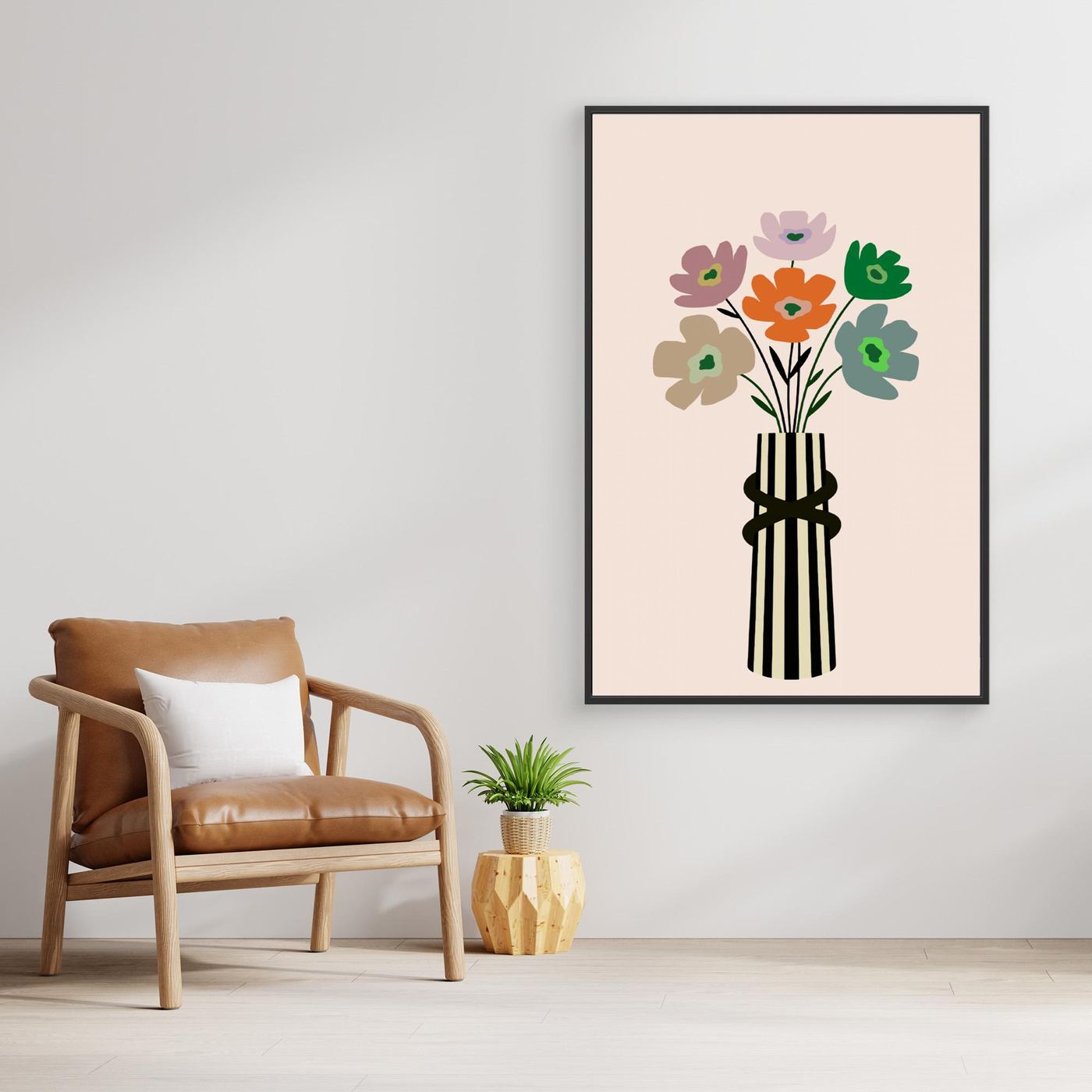 Colorful Flower Bouquet by Cartissi