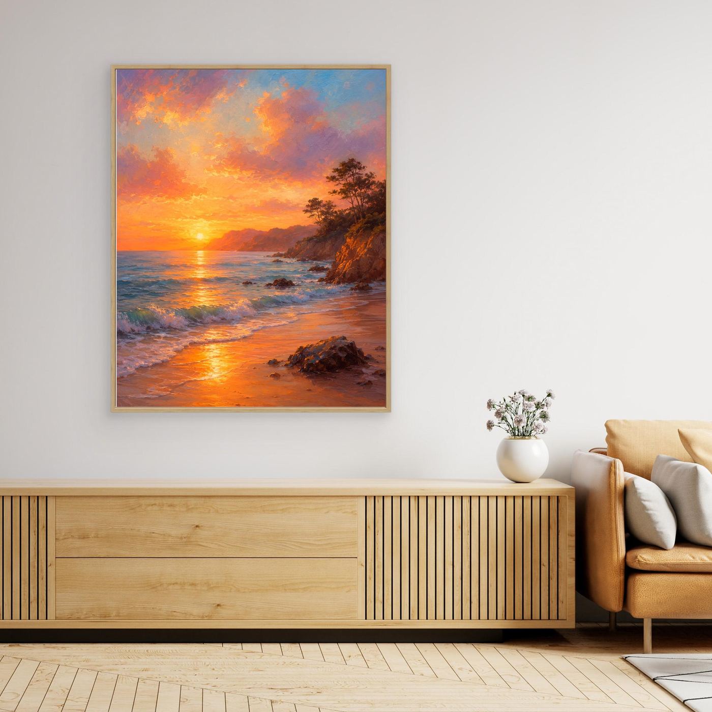 Golden Coastal Sunset