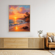 Load image into Gallery viewer, Golden Coastal Sunset