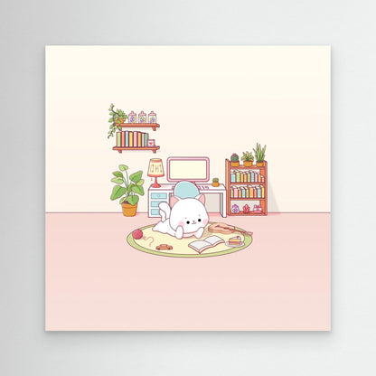Cute Cat Cozy Room by Xuan Thai