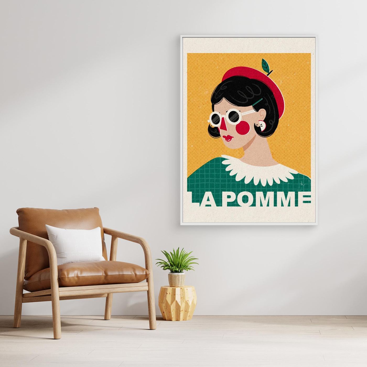 La Pomme French Fashion Portrait by Julia Leister