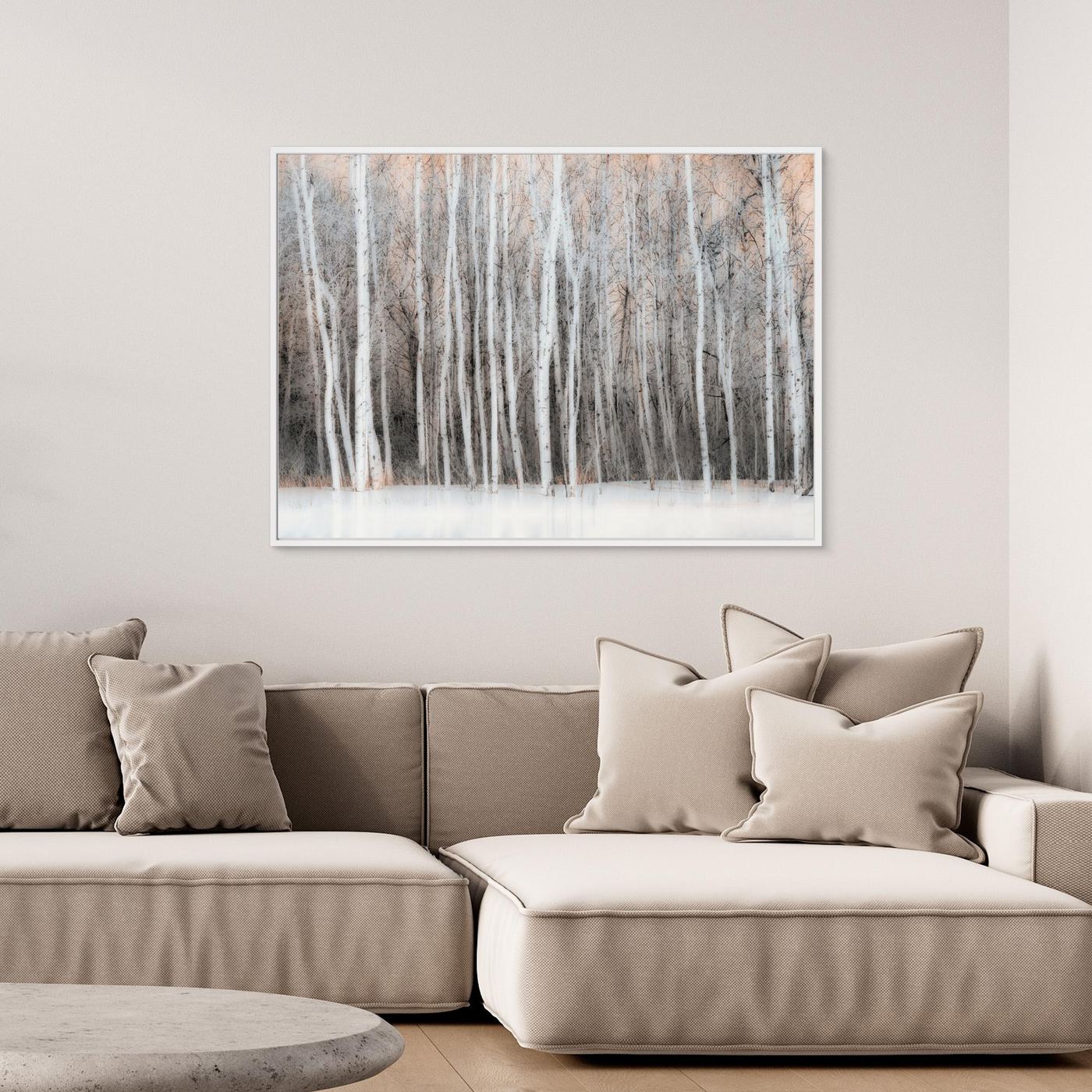 Ethereal Birch Forest by Lucie Gagnon