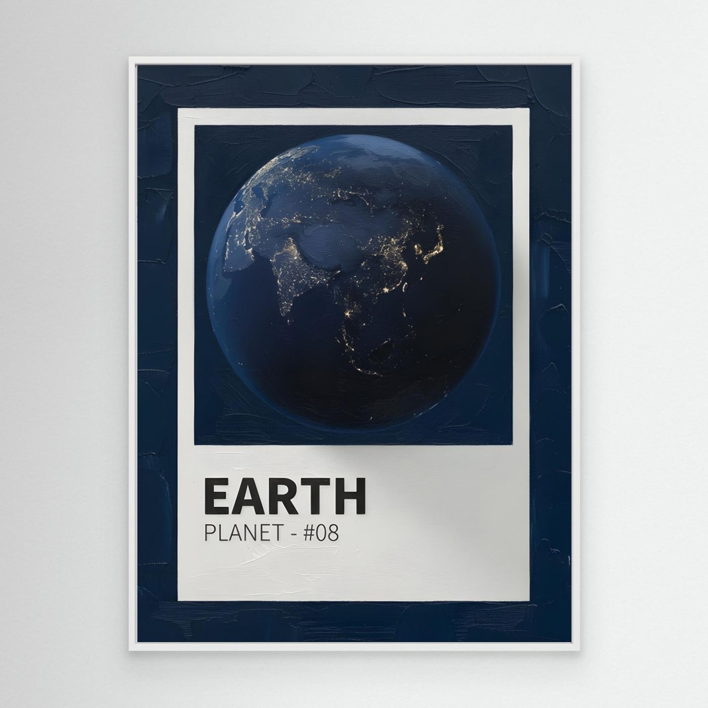 Planet Earth Night View by Hugo