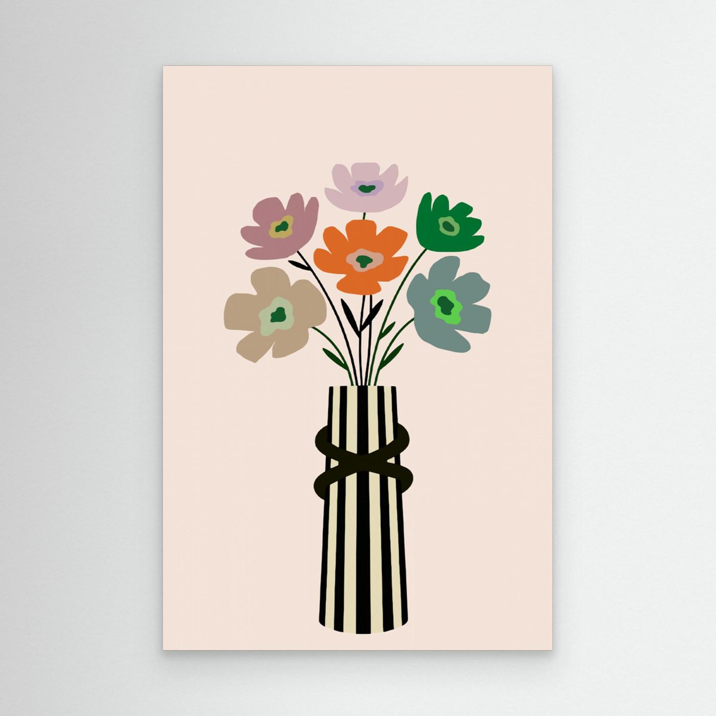 Colorful Flower Bouquet by Cartissi