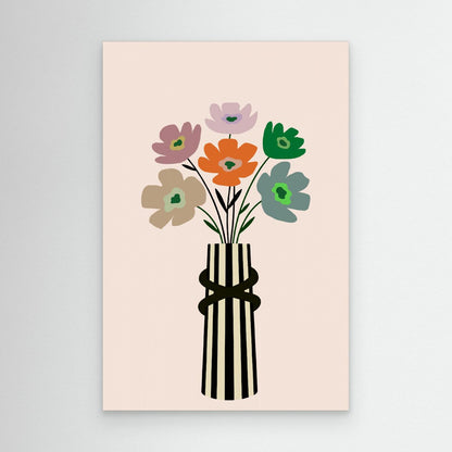 Colorful Flower Bouquet by Cartissi