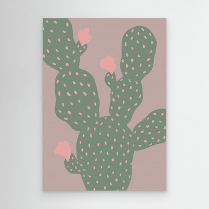Pink Cactus Blooms by Pictufy Studio
