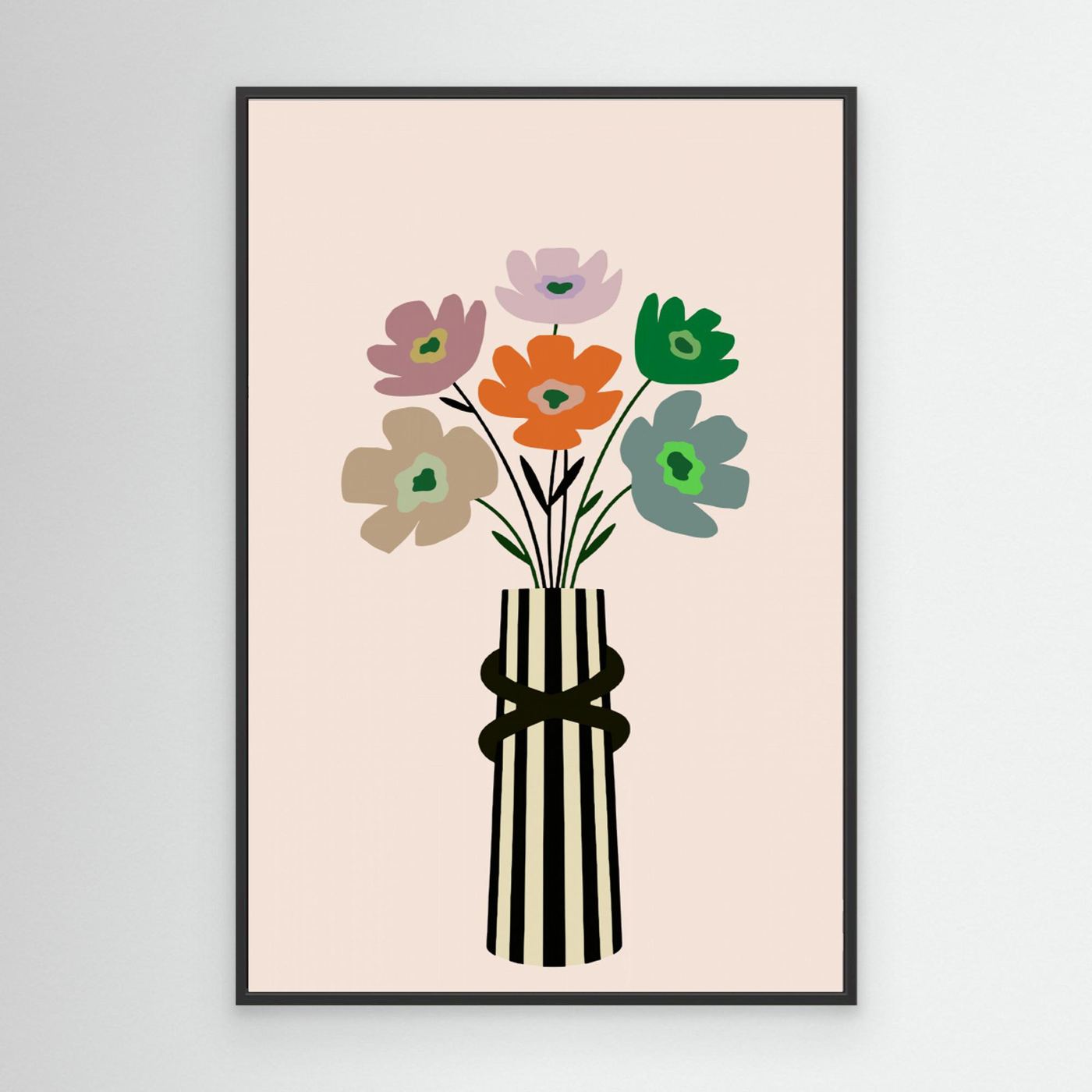 Colorful Flower Bouquet by Cartissi