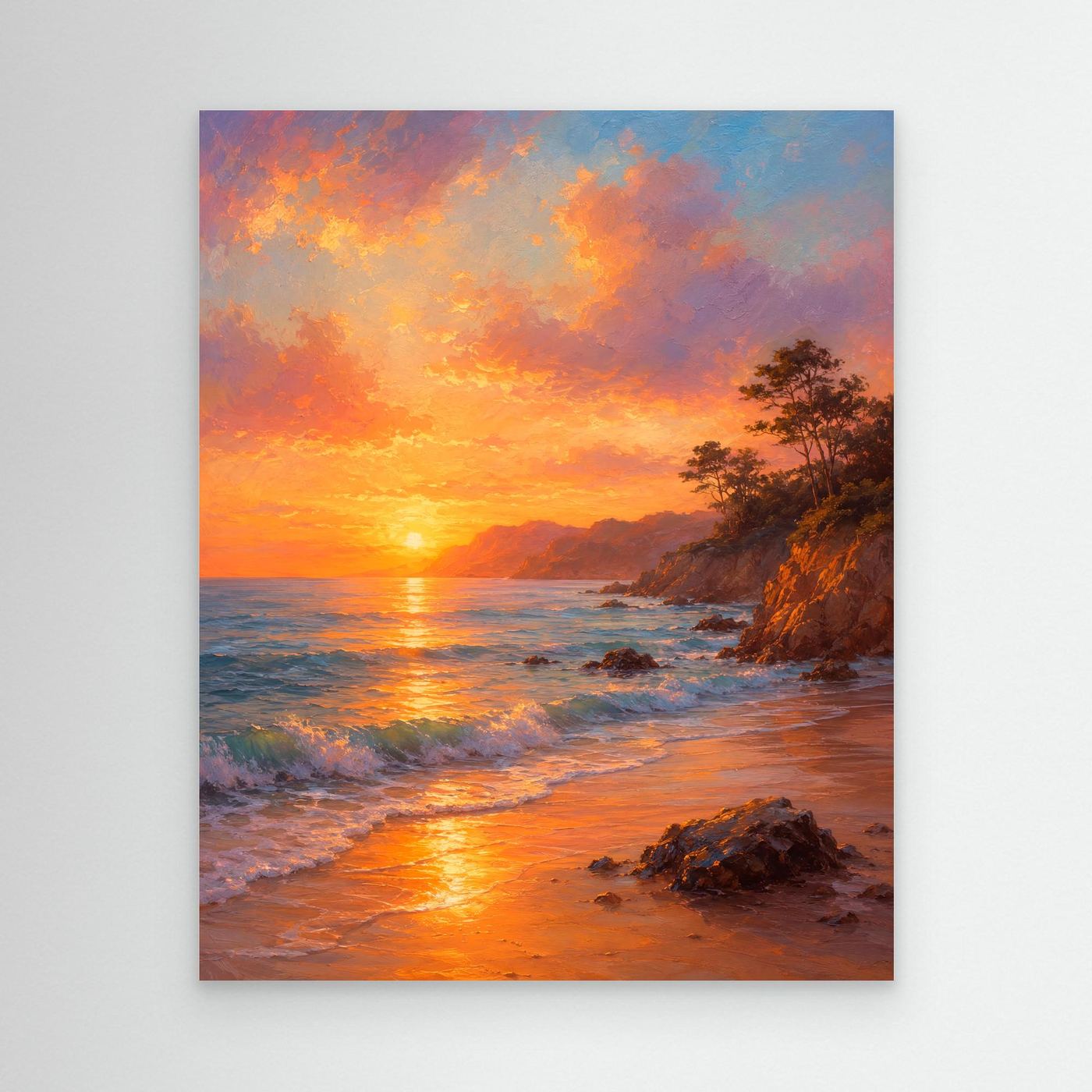 Golden Coastal Sunset