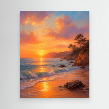 Load image into Gallery viewer, Golden Coastal Sunset