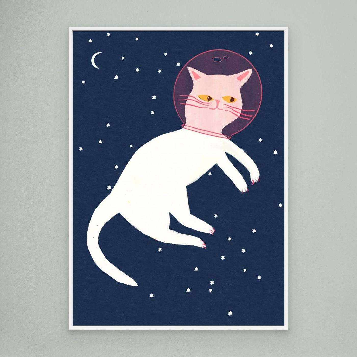 Cosmic Cat Astronaut by Sharyn Bursic