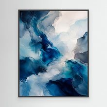 Load image into Gallery viewer, Deep Blue Flow Abstract