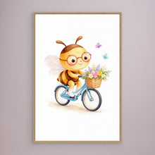 Load image into Gallery viewer, Cute Bee Bike Ride by Anda Bieza