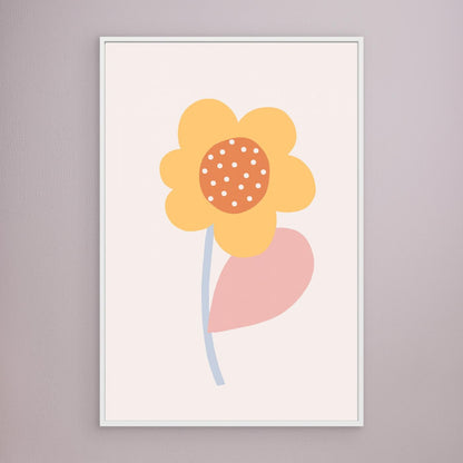 Whimsical Yellow Bloom by Menina Lisboa