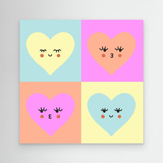 Happy Cute Hearts by Treechild