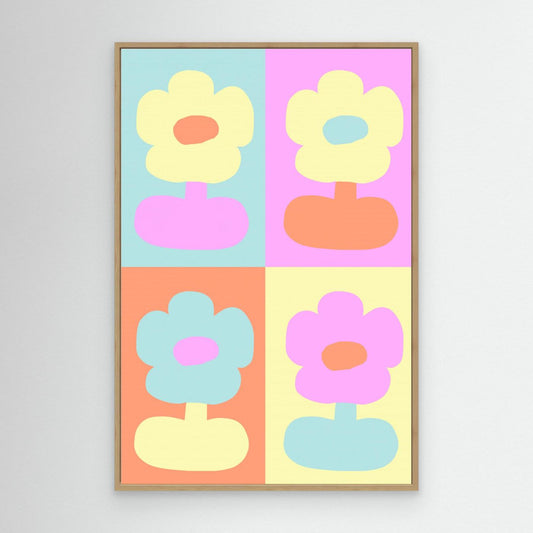 Colorful Potted Flowers by Treechild