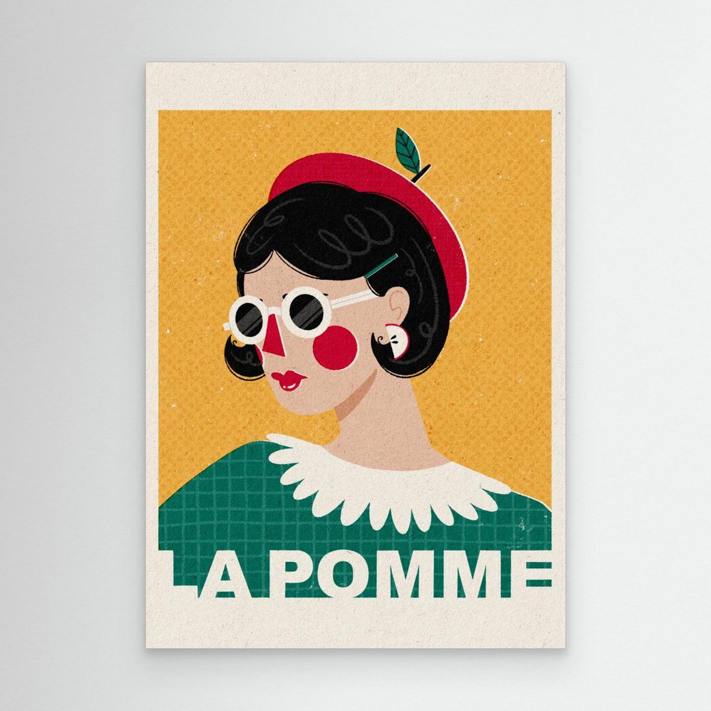 La Pomme French Fashion Portrait by Julia Leister
