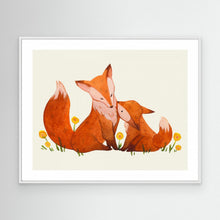 Load image into Gallery viewer, Tender Fox Family by Saskia Michele