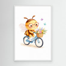 Load image into Gallery viewer, Cute Bee Bike Ride by Anda Bieza