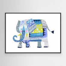 Load image into Gallery viewer, Colorful Patchwork Elephant by Isabelle Brent