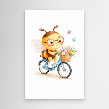 Cute Bee Bike Ride by Anda Bieza