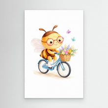 Load image into Gallery viewer, Cute Bee Bike Ride by Anda Bieza